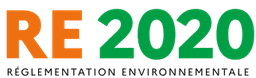 Logo de la Réglementation Environnementale RE 2020