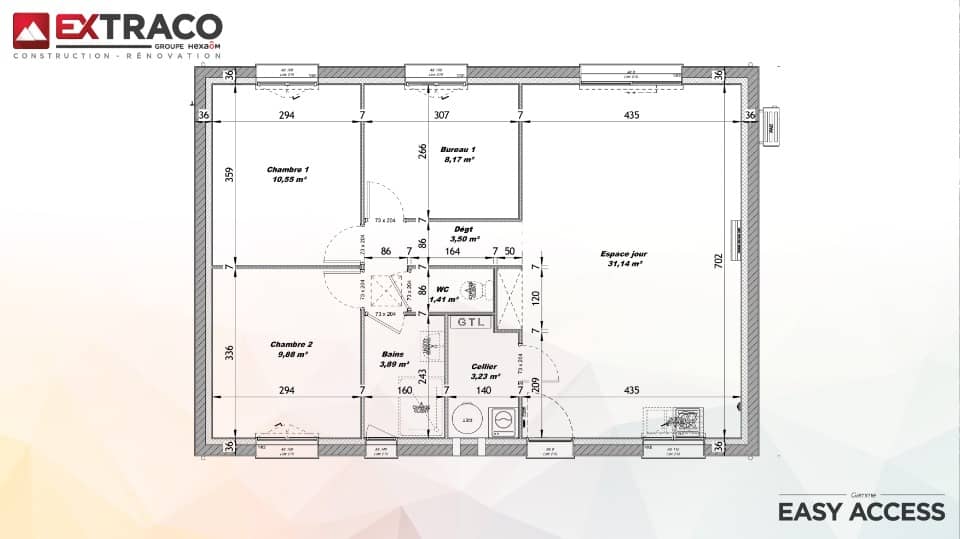 Maison neuve - Terrain à bâtir Vexin-Sur-Epte (27630) à Vexin-Sur-Epte (27), prix 196 600 €
