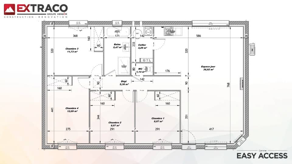 Maison neuve - Terrain à bâtir () à Port-Mort, prix 215 200 €