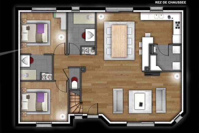 Maison neuve - Terrain à bâtir  () à Bouafles (27), prix 202 200 €