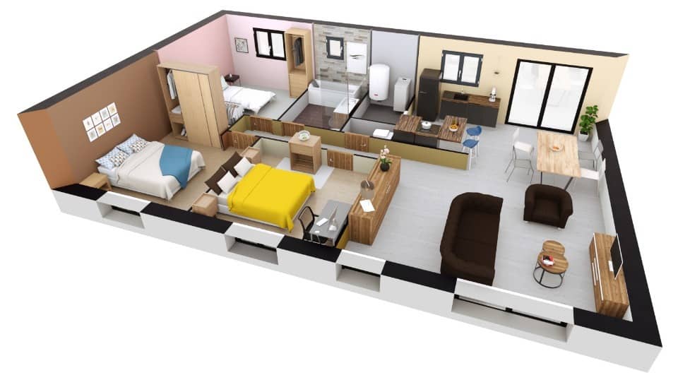 Maison neuve - Terrain à bâtir Magny-en-Vexin (95420) à Magny-en-Vexin (95), prix 239 200 €