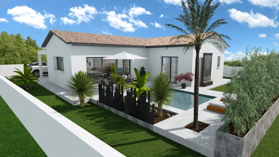 Maison neuve - Terrain à bâtir () à Saint-Pargoire (34), prix 285 000 €