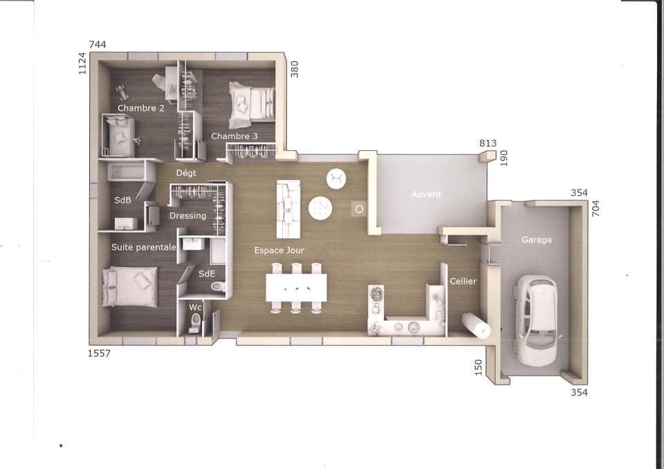 Maison neuve - Terrain à bâtir () à Bédarieux (34), prix 324 000 €