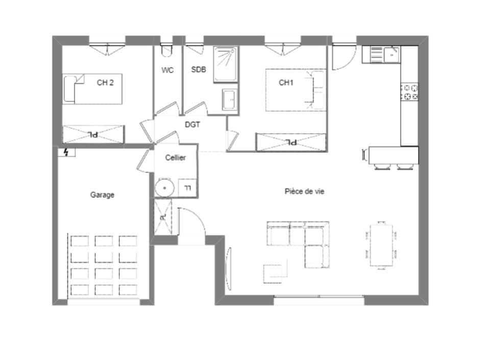 Maison neuve - Terrain à bâtir () à La Tour-sur-Orb (34), prix 207 000 €