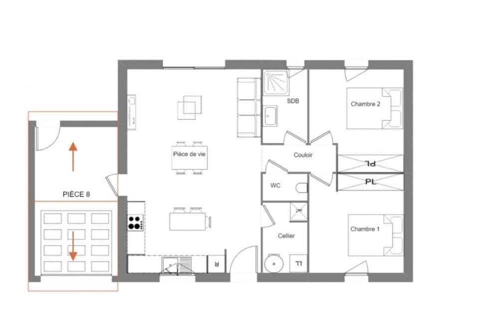 Maison neuve - Terrain à bâtir () à Vendres (34), prix 253 000 €