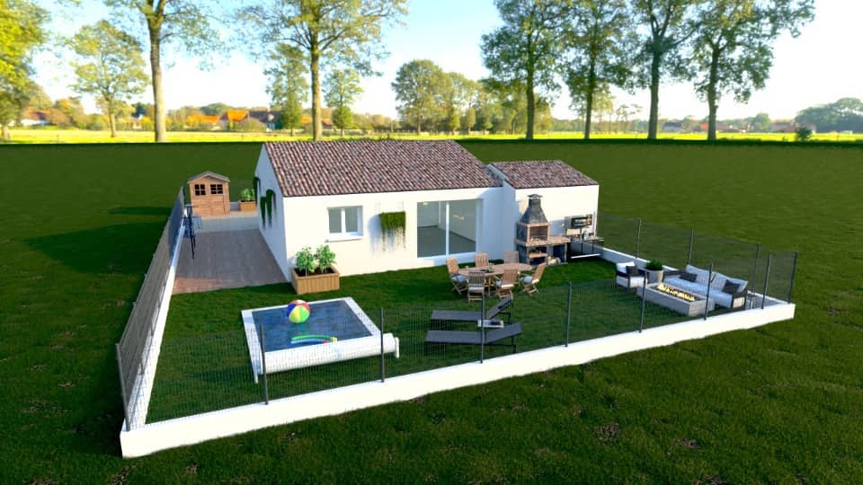 Maison neuve - Terrain à bâtir () à Nissan-lez-Enserune, prix 186 000 €
