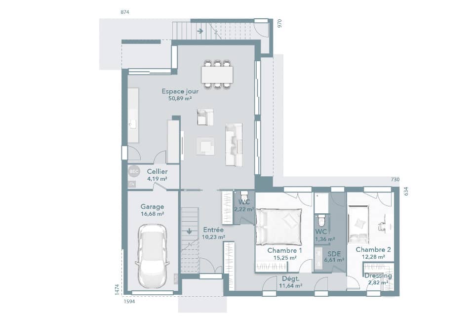 Maison neuve - Terrain à bâtir  () à Agde (34), prix 725 000 €