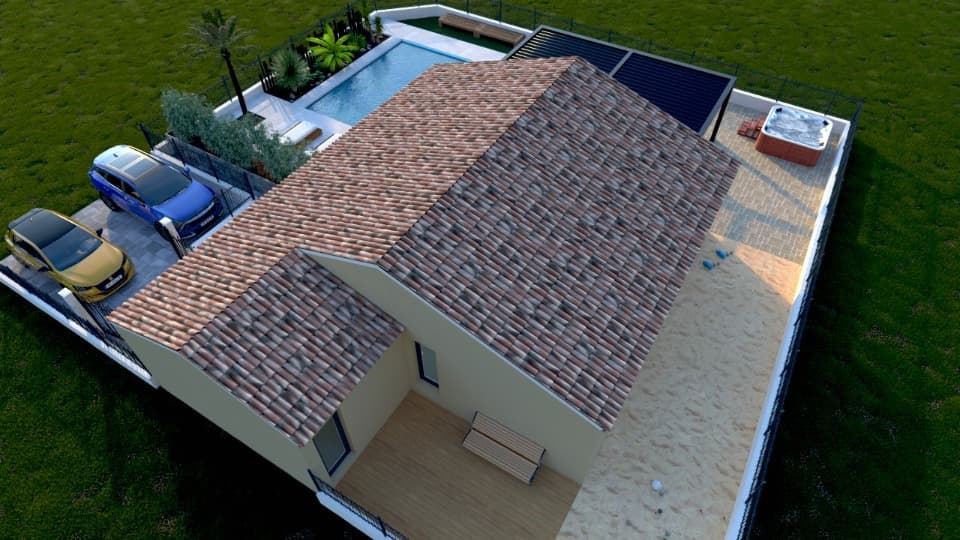 Maison neuve - Terrain à bâtir () à Lézignan-la-Cèbe (34), prix 260 000 €