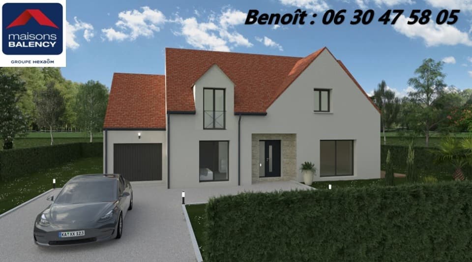 Maison neuve - Terrain à bâtir Chailly-en-Bière (77930) à Chailly-en-Bière (77), prix 405 000 €