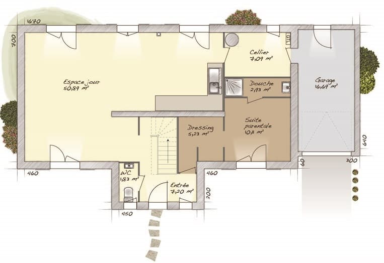 Maison neuve - Terrain à bâtir Souppes-sur-Loing (77460) à Souppes-sur-Loing (77), prix 336 000 €