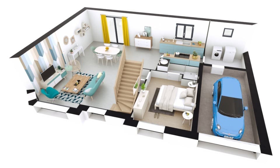 Maison neuve - Terrain à bâtir Roumare (76480) à Roumare (76), prix 267 500 €