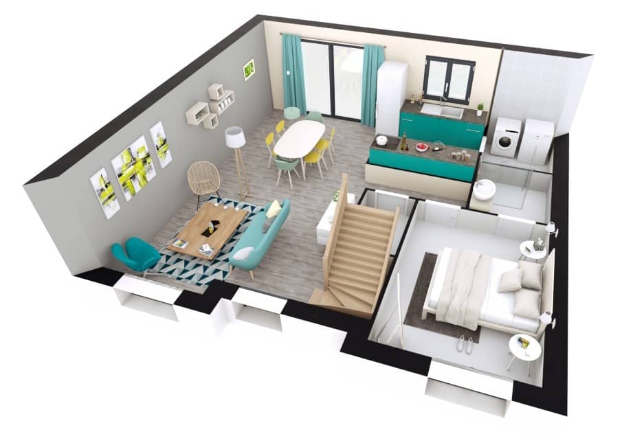 Maison neuve - Terrain à bâtir Saint-Jacques-sur-Darnétal (76160) à Saint-Jacques-sur-Darnétal (76), prix 244 200 €