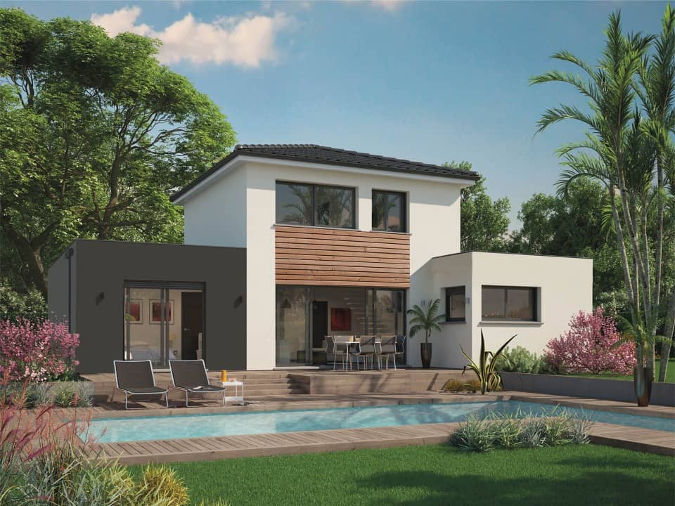 Maison neuve - Terrain à bâtir  () à Saint-Germain-du-Puch (33), prix 380 000 €