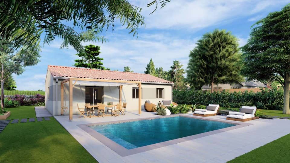 Maison neuve - Terrain à bâtir () à Saint-Germain-du-Puch, prix 229 000 €