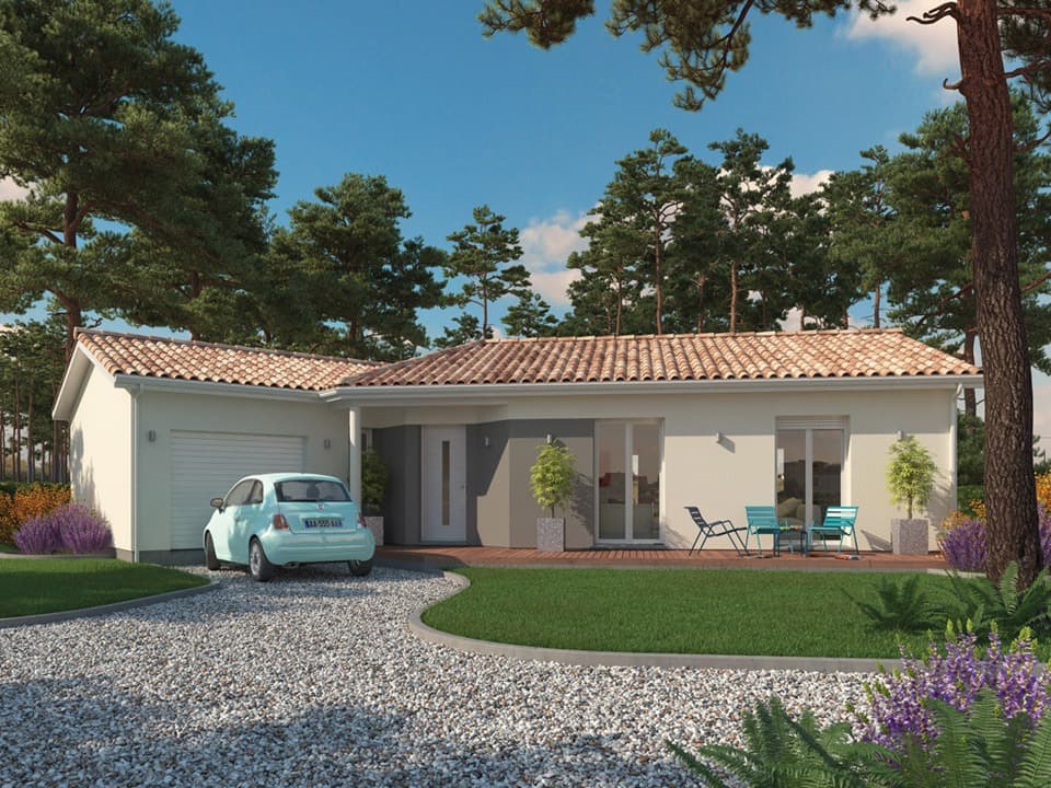 Maison neuve - Terrain à bâtir () à Budos (33), prix 312 000 €