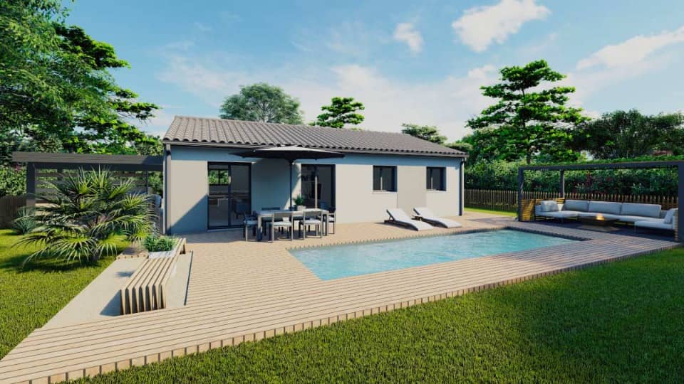 Maison neuve - Terrain à bâtir () à Léognan, prix 277 000 €