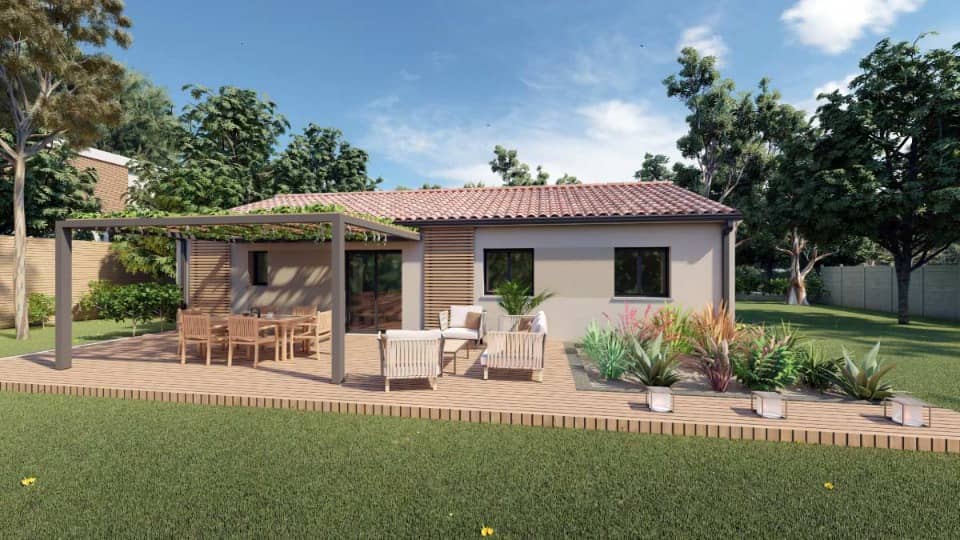 Maison neuve - Terrain à bâtir  () à Sabres (40), prix 190 000 €