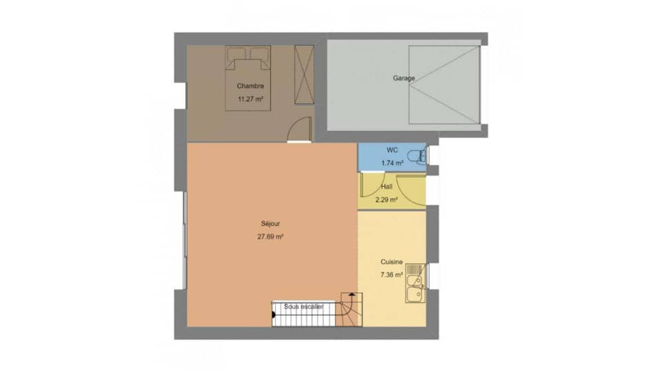 Maison neuve - Terrain à bâtir  () à Sainte-Pazanne (44), prix 311 800 €