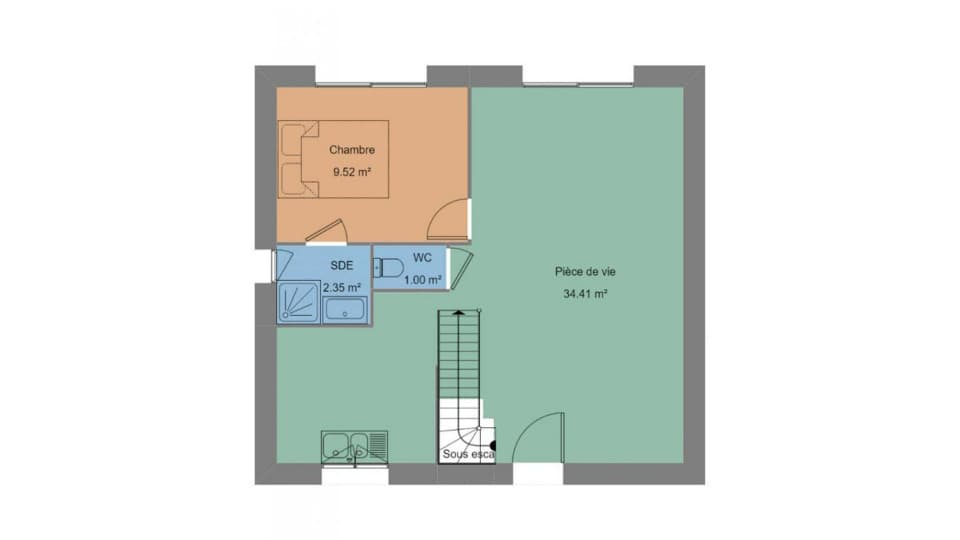 Maison neuve - Terrain à bâtir () à Treillières (44), prix 355 300 €