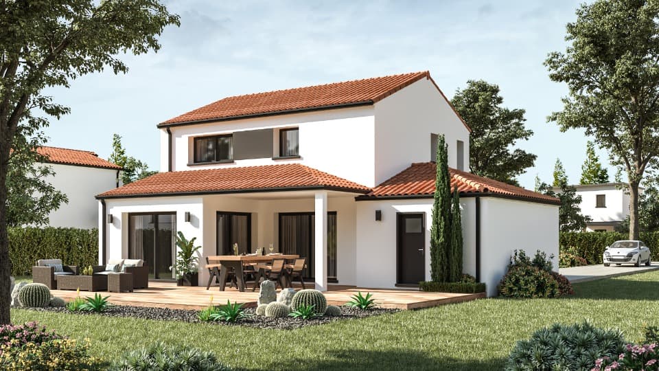 Maison neuve - Terrain à bâtir () à Geneston (44), prix 368 500 €
