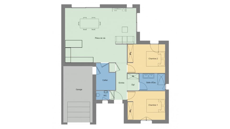 Maison neuve - Terrain à bâtir () à Haute-Goulaine (44), prix 370 000 €