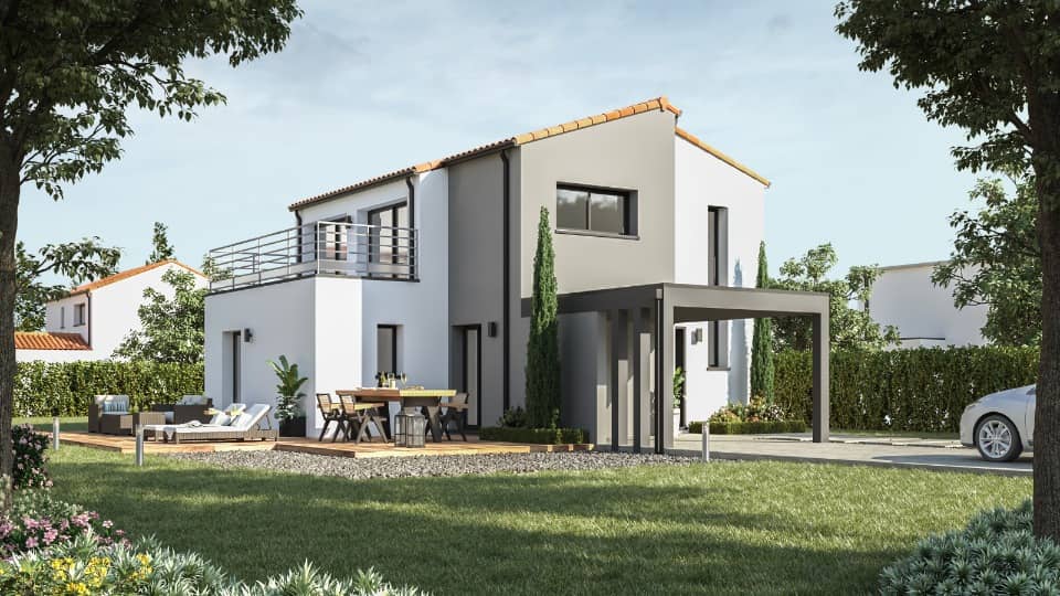 Maison neuve - Terrain à bâtir  () à Basse-Goulaine (44), prix 412 000 €