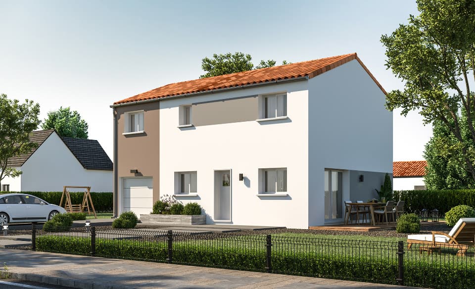 Maison neuve - Terrain à bâtir () à Le Pallet (44), prix 377 000 €