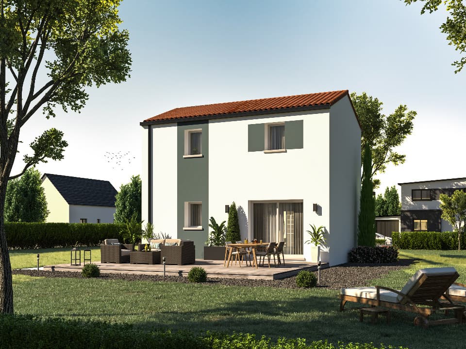 Maison neuve - Terrain à bâtir () à Divatte-Sur-Loire (44), prix 271 800 €