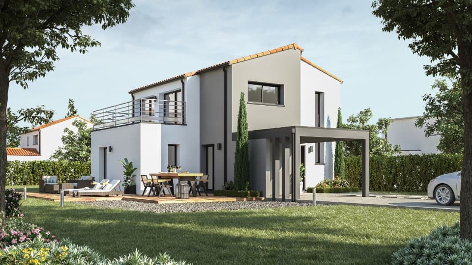 Maison neuve - Terrain à bâtir () à Divatte-Sur-Loire (44), prix 350 000 €