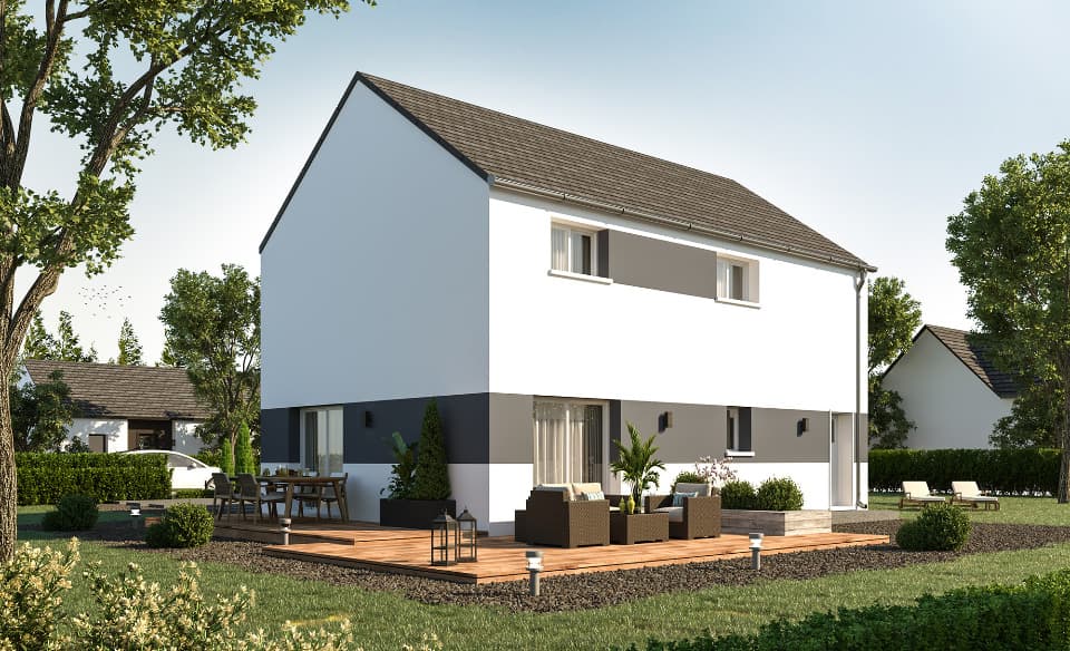 Maison neuve - Terrain à bâtir Marsac-sur-Don (44170) à Marsac-sur-Don (44), prix 312 800 €
