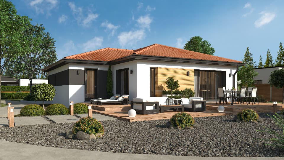 Maison neuve - Terrain à bâtir () à Machecoul (44), prix 288 000 €
