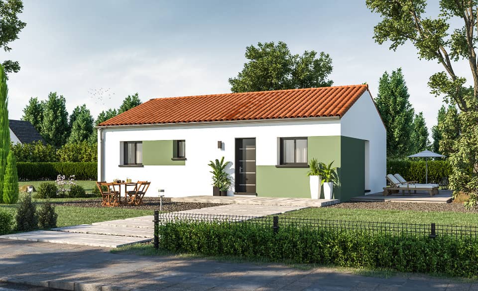 Maison neuve - Terrain à bâtir  () à Saint-Philbert-de-Grand-Lieu (44), prix 210 000 €