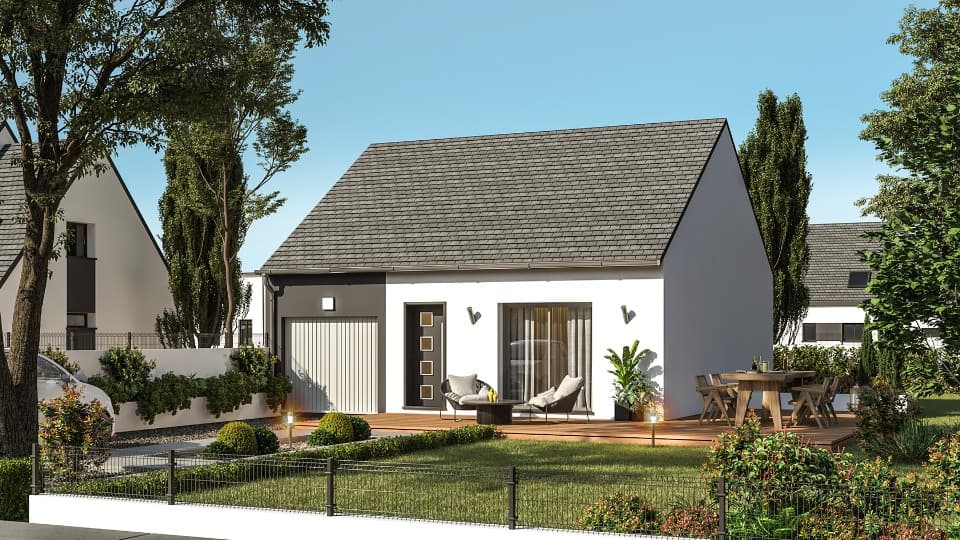 Maison neuve - Terrain à bâtir Saint-Étienne-de-Montluc (44360) à Saint-Étienne-de-Montluc (44), prix 255 600 €