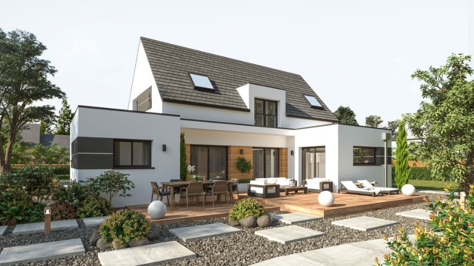 Maison neuve - Terrain à bâtir Saint-Étienne-de-Montluc (44360) à Saint-Étienne-de-Montluc (44), prix 390 000 €