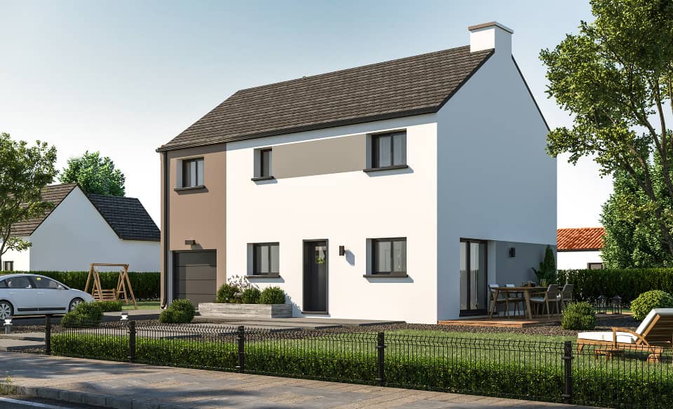 Maison neuve - Terrain à bâtir Vigneux-de-Bretagne (44360) à Vigneux-de-Bretagne (44), prix 424 000 €