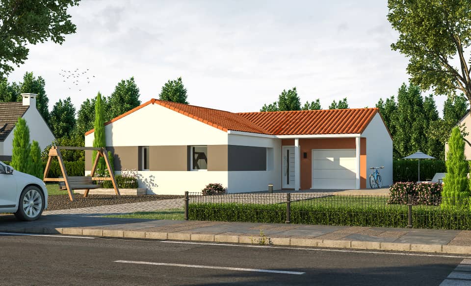 Maison neuve - Terrain à bâtir Mouzillon (44330) à Mouzillon (44), prix 285 000 €