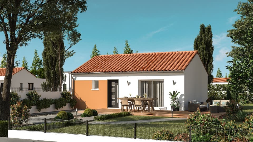 Maison neuve - Terrain à bâtir Vieillevigne (44116) à Vieillevigne (44), prix 198 700 €