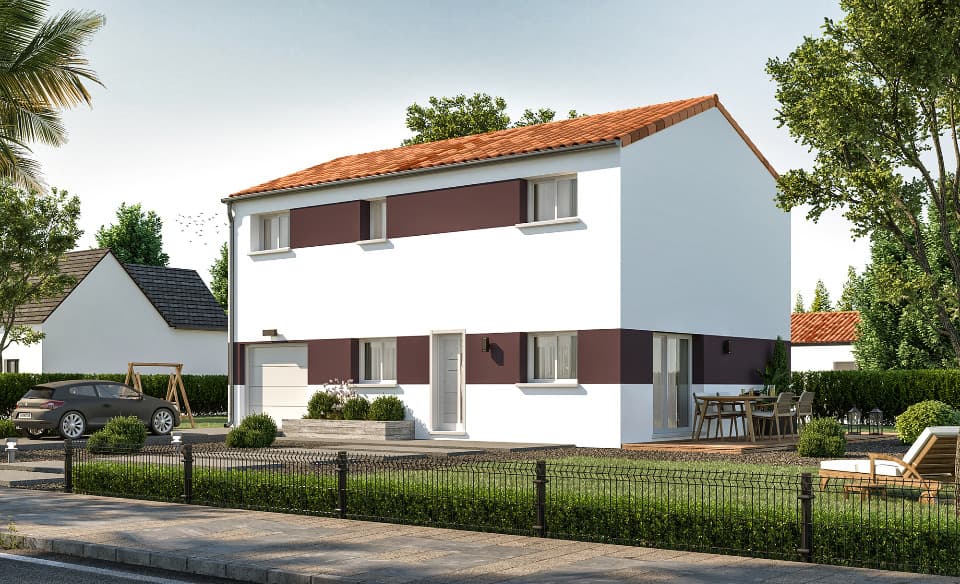 Maison neuve - Terrain à bâtir Pont-Saint-Martin (44860) à Pont-Saint-Martin (44), prix 378 500 €