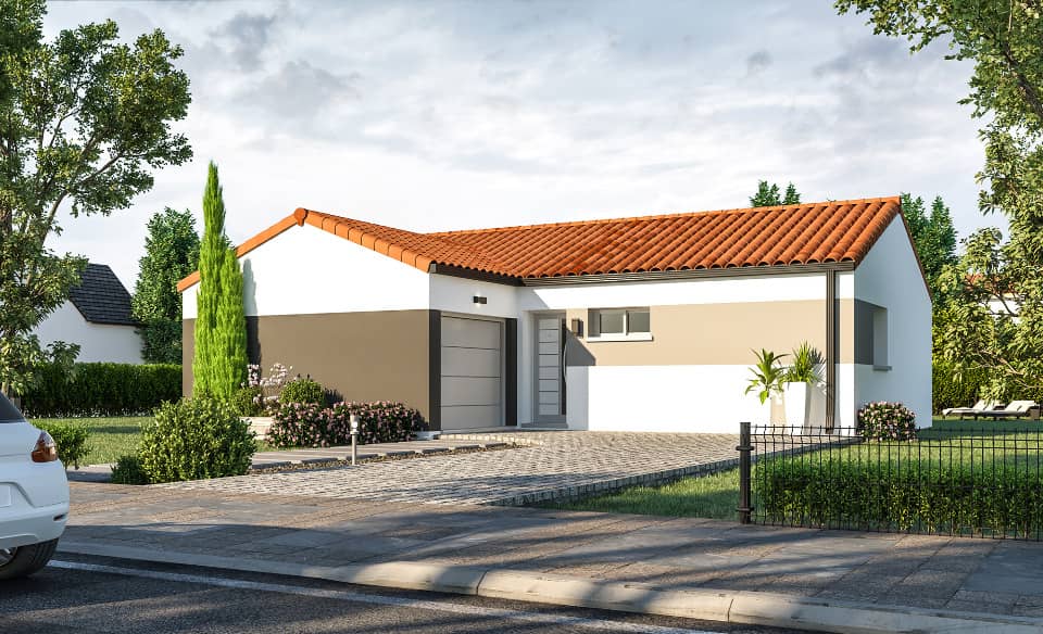 Maison neuve - Terrain à bâtir Saint-Père-en-Retz (44320) à Saint-Père-en-Retz (44), prix 371 500 €
