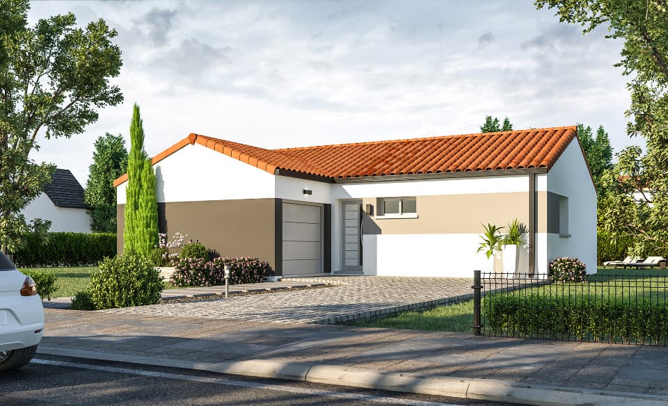 Maison neuve - Terrain à bâtir Saint-Père-en-Retz (44320) à Saint-Père-en-Retz (44), prix 371 500 €