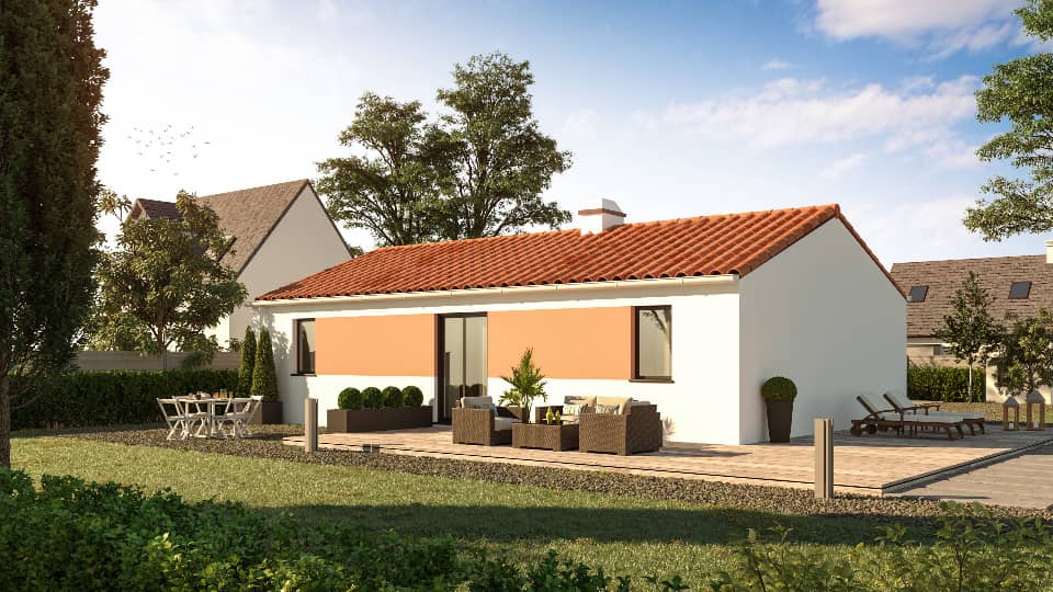 Maison neuve - Terrain à bâtir Saint-Lumine-de-Clisson (44190) à Saint-Lumine-de-Clisson (44), prix 244 000 €