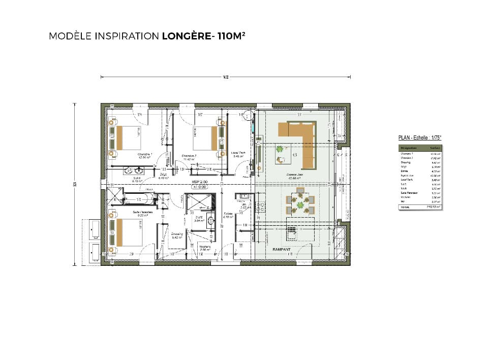 Maison neuve - Terrain à bâtir Langon (33210) à Langon (33), prix 290 000 €