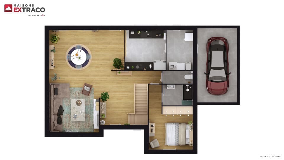 Maison neuve - Terrain à bâtir Fort-Moville (27210) à Fort-Moville (27), prix 343 000 €
