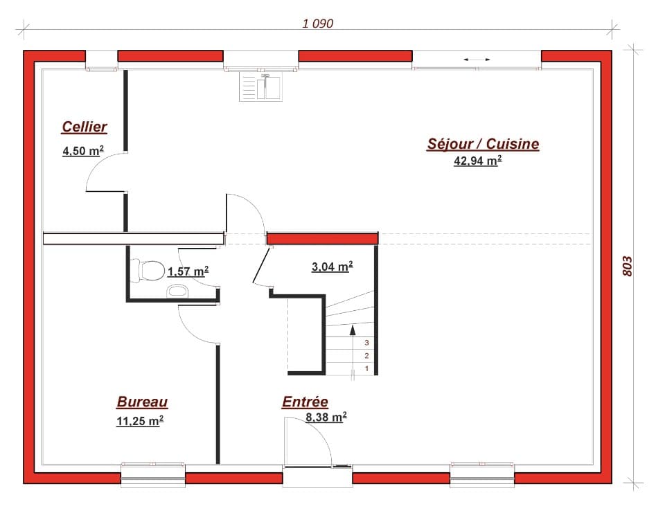 Maison neuve - Terrain à bâtir () à Chatou (78), prix 802 000 €