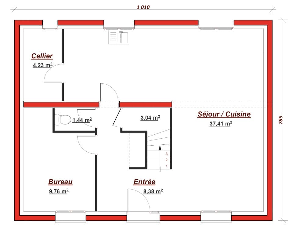 Maison neuve - Terrain à bâtir La Celle-Saint-Cloud (78170) à La Celle-Saint-Cloud (78), prix 894 000 €