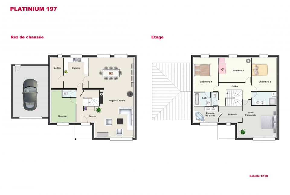Maison neuve - Terrain à bâtir Garches (92380) à Garches (92), prix 1 300 000 €