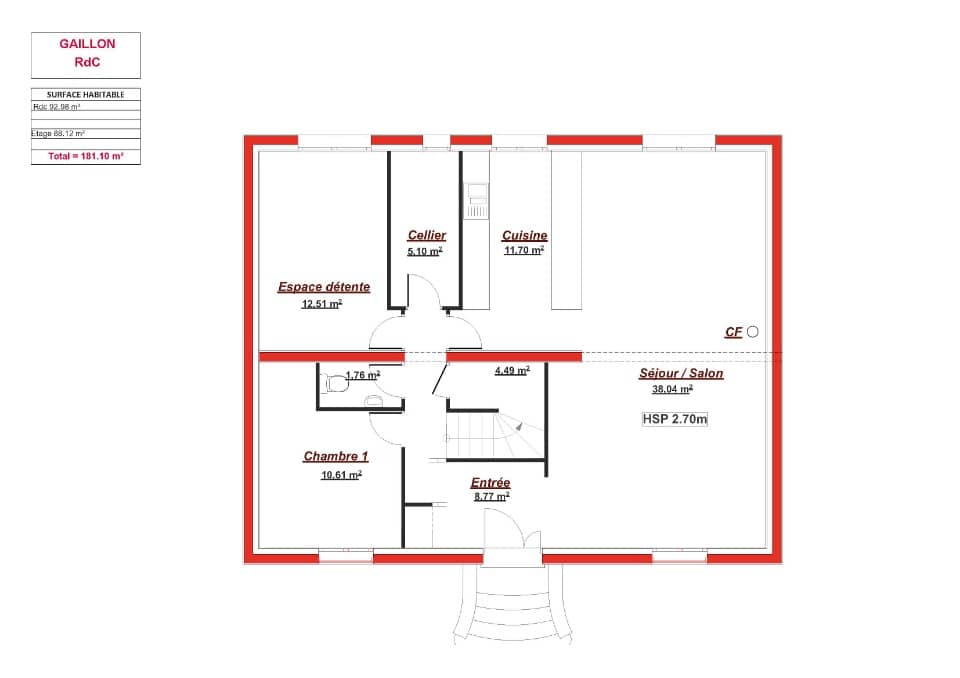 Maison neuve - Terrain à bâtir Garches (92380) à Garches (92), prix 1 285 000 €