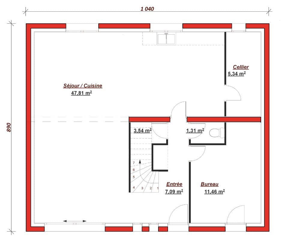 Maison neuve - Terrain à bâtir Saint-Germain-en-Laye (78100) à Saint-Germain-en-Laye (78), prix 932 000 €