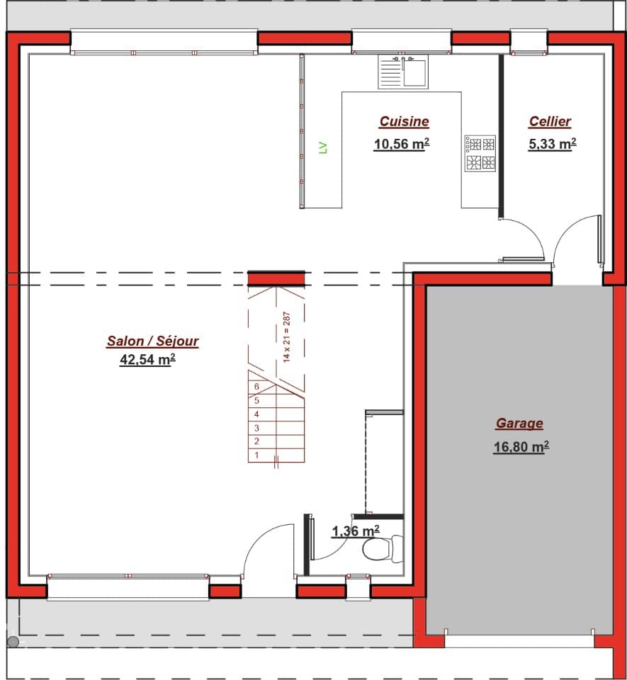 Maison neuve - Terrain à bâtir Chatou (78400) à Chatou (78), prix 824 000 €