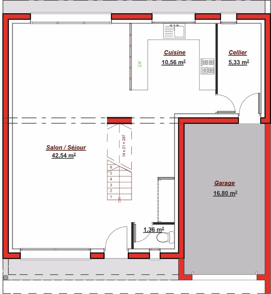 Maison neuve - Terrain à bâtir L'Étang-la-Ville (78620) à L'Étang-la-Ville (78), prix 1 029 000 €